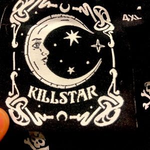 Killstar Plus Size Skull Capri Pants - NEW
